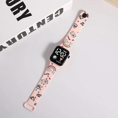 Character Theme LED Digital Timepiece For Children d