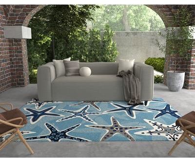Stonely Starfish Handmade Indoor/ Outdoor Area Rug by Havenside Home