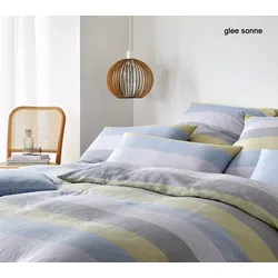Elegante Bettwäsche Glee - 135x200 cm + 80x80 cm	glee sonne