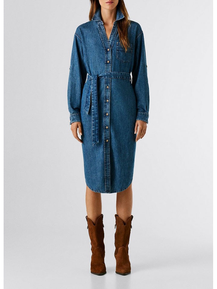 Pepe Jeans Jeans-Kleid "Angie" in Blau - S