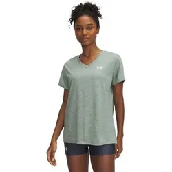 UNDER ARMOUR Damen Shirt TECH SSV- TWIST, Größe S in Grau Grau