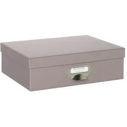 2x Rössler, Aufbewahrungsbox, S.O.H.O. Aufbewahrungsbox grau (9 l, 25.50 x 33.70 x 10.50 cm)