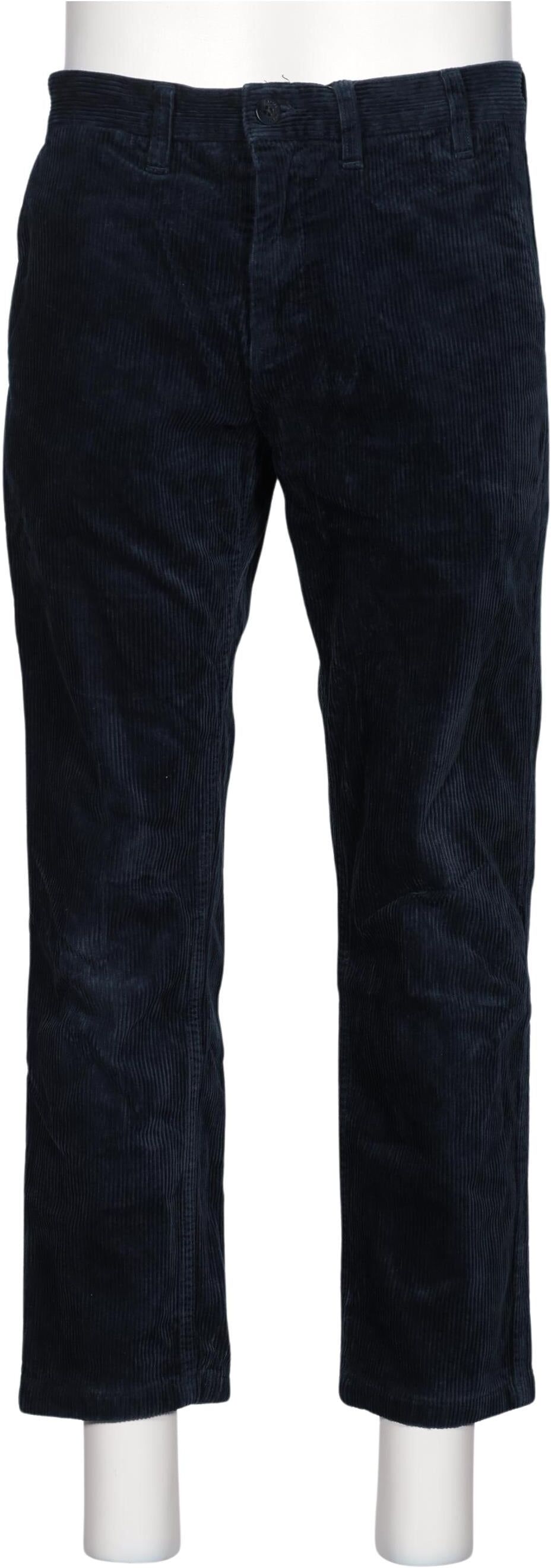 Norse Projects Herren Stoffhose, Marineblau, Gr. W32, Baumwolle - Second Hand