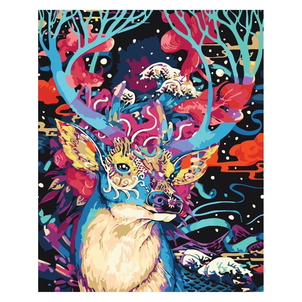 Syma Picture Paint it! Painting by numbers Fantastic deer (BS9376)