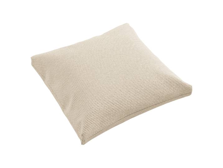 Spitzkissen Beige 50 x 50cm Feincordstoff Feena
