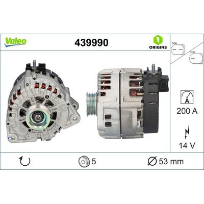 Valeo Generator [Hersteller-Nr. 439990] für Mercedes-Benz