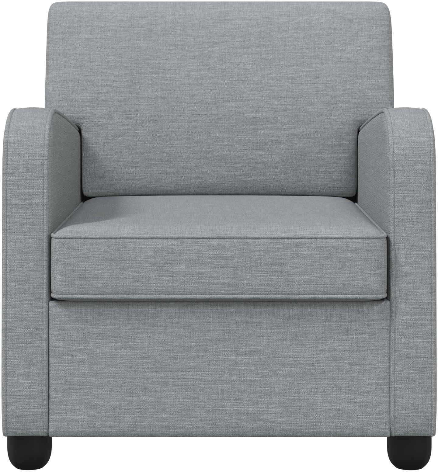 vidaXL Fauteuil Gris clair Tissu