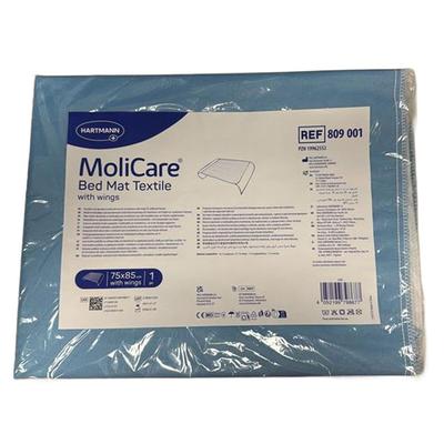 Molicare Bed Mat Textile 75x85 cm mit Flügel 1 St
