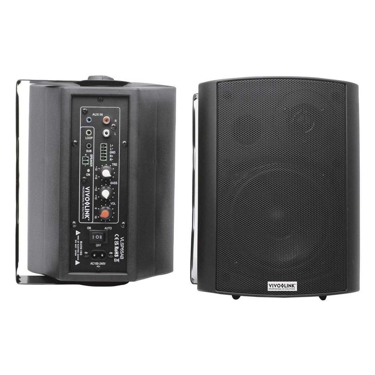 Vivolink Active Speaker Set, Black. (VLSP65AB)