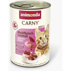 animonda Carny Adult 400g Dose Katzennassfutter Sparpaket 12 x 400 Gramm Multifleisch-Cocktail