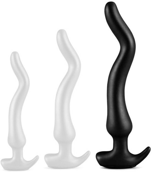 DarkSil Plug long Noth Curve L 36 x 6 cm Noir
