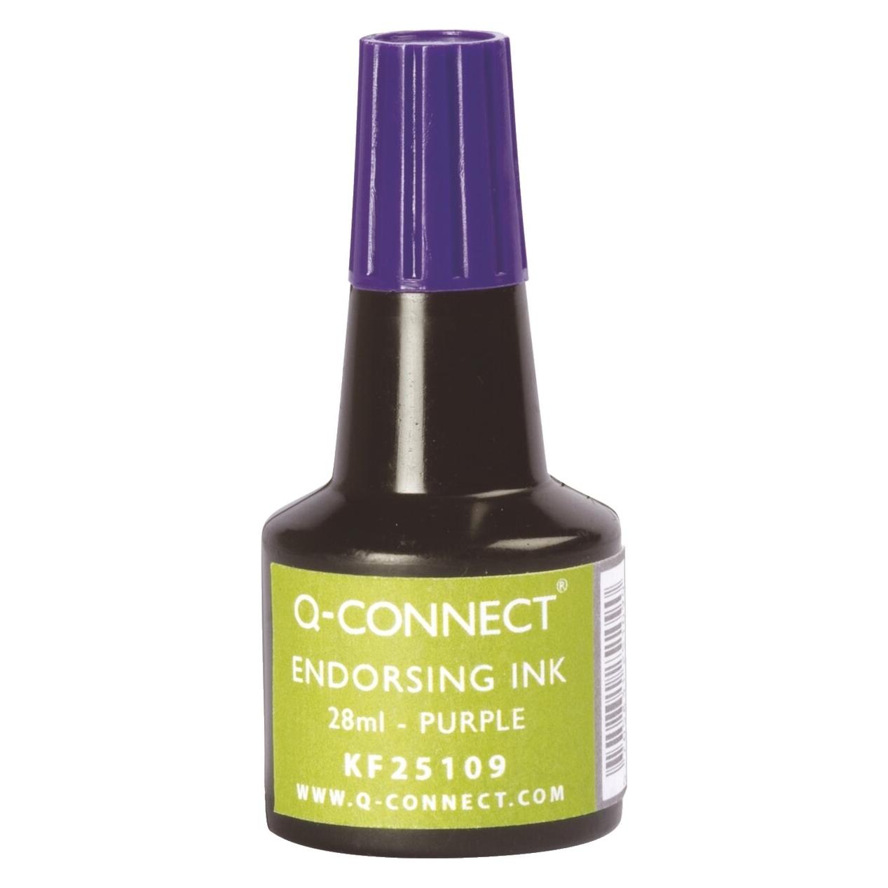 Q-Connect Stempelfarbe violett (KF25109)