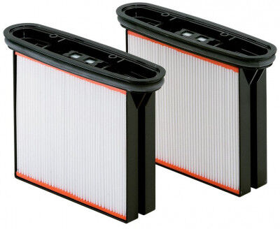Metabo 2 cassettes de filtres, polyester, nano-revetement,classe de poussiere M 631894000