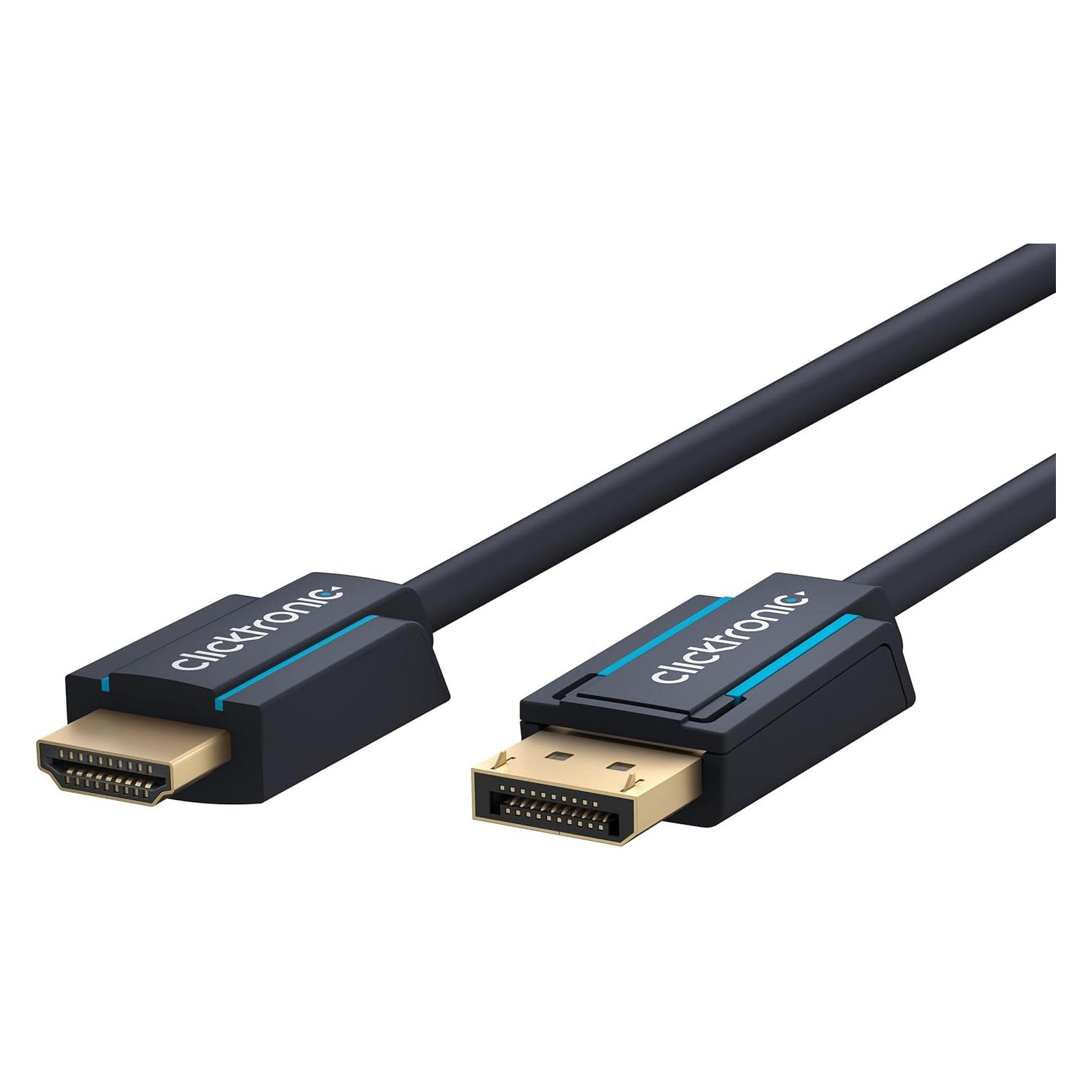 clicktronic Casual DisplayPort/HDMI Adapterkabel, 10 m (10 m) (44927)