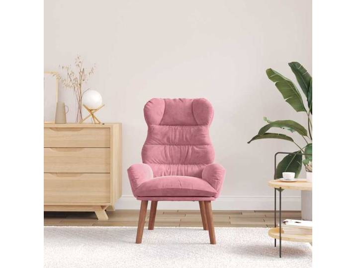 Printemps 2026 Soldes 1 PC Fauteuil d'appoint - CHAISE TV - fauteuil Rose 69x74x93 cm Velours - 69x74x93 cm 2_322602