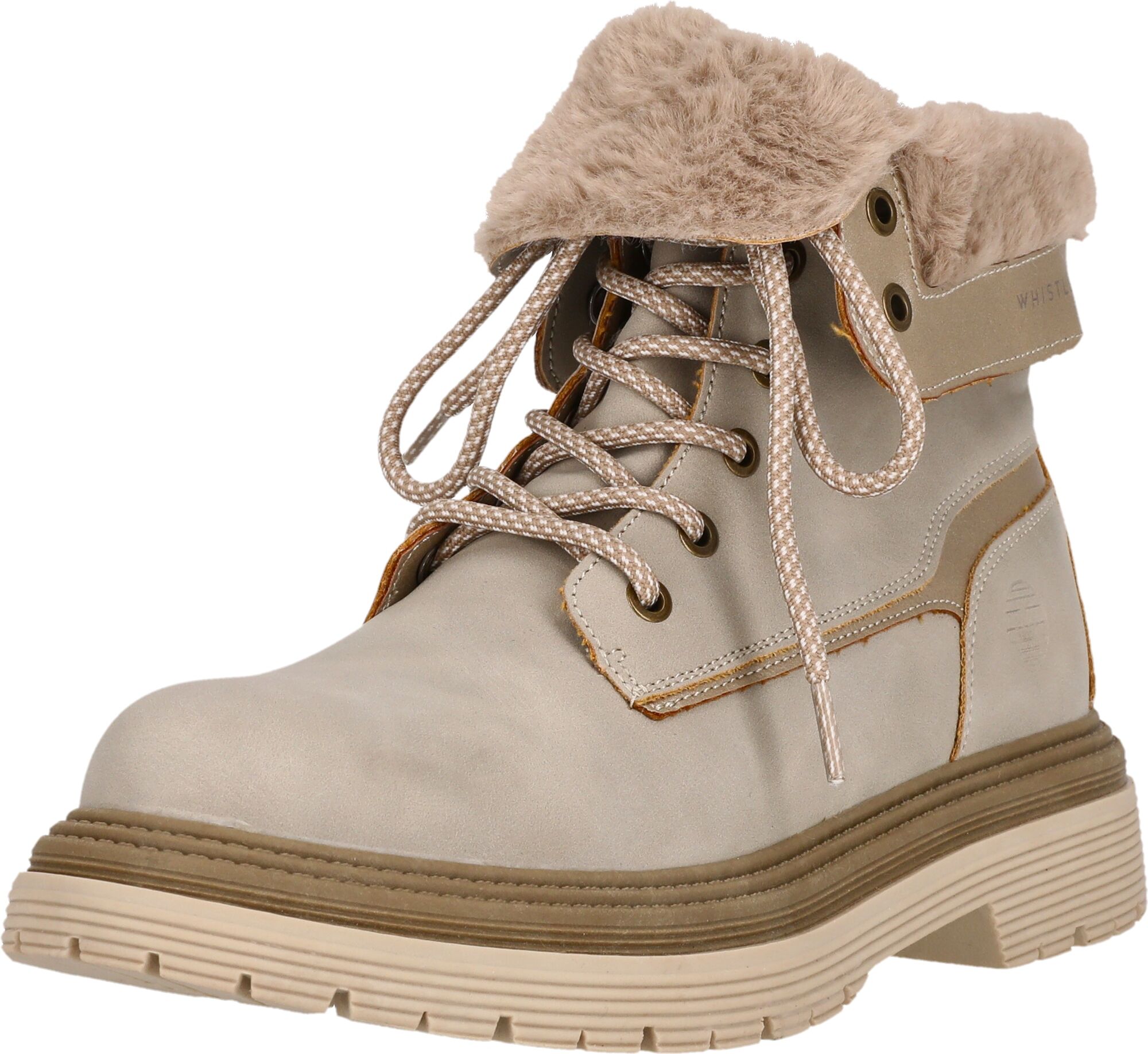 Stiefel WHISTLER "Jasiah", Damen, Gr. 41, beige, Kunstfaser, Lederimitat, Schuhe Stiefel, im tollen Retro-Look