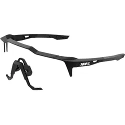 100%, Unisex, Sportbrille, Speedcraft Tall Soft Tact (Schwarz, Gelb, Red), Rot, Schwarz