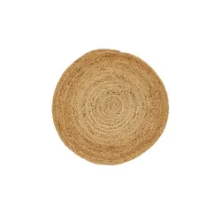 Jute-Teppich   ¦ creme ¦ Jute Ø: 80.0
