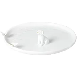 Räder Hunde-Kennzeichen, Teller, Weiss