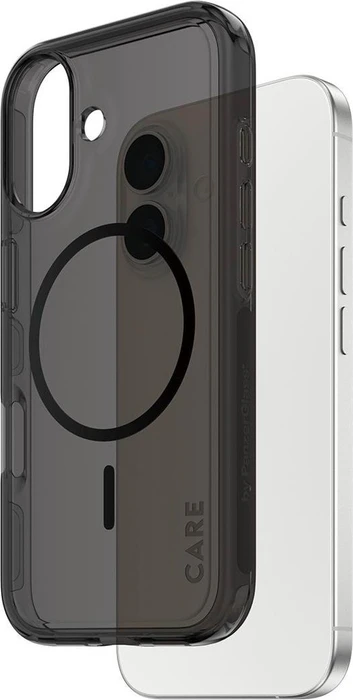 PanzerGlass CARE Hülle Apple iPhone 17 Smokey Rauch/Schwarz MagSafe