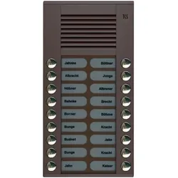 TCS PES18-EB/04 PES TCS:BUS Audio Außenstation 18T AP bronze PES18EB04
