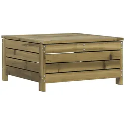 vidaXL Gartenhocker 62x63,5x32 cm Kiefernholz Imprägniert