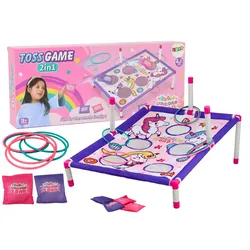 Arcade-Spiel Hoop Bag Throw 2in1 Einhorn-Brett