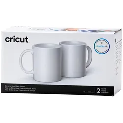 Cricut Keramiktassen für Tassenpresse weiß