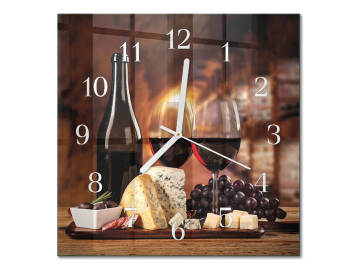WANDUHR 30x30 cm - Wein