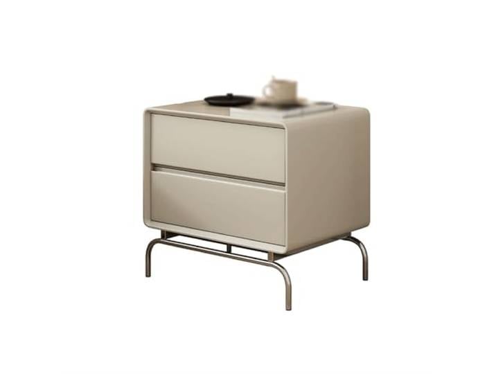 YANG11FAN Vielseitig Nachttisch-Schlafzimmermöbel aus Massivholz Vintage Wohnzimmer-Sideboards(Weiß)