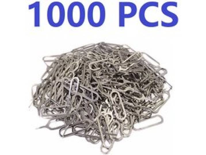50 1000 Stuks Uitwerpen Sim Kaart Lade Open Pin Naald Sleutel Tool Sim Kaart Lade Pin Eject Tool Universele Mobiele Telefoon Sim Kaarten Accessoires