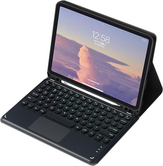 INF Bluetooth-toetsenbordhoes voor Galaxy Tab S7 FE zwart