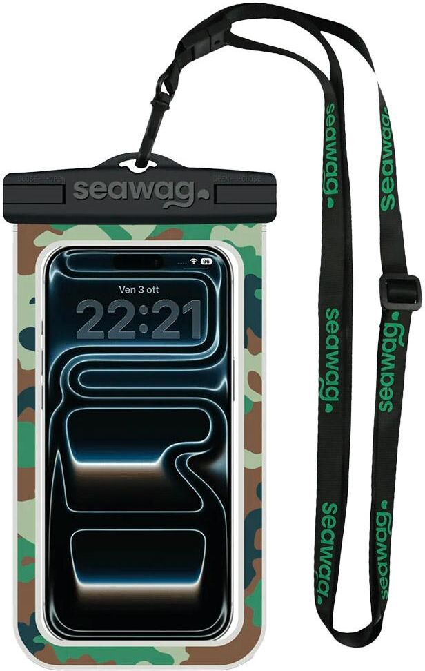 Seawag  - Next Waterproof Phone Case 6.9" Black Camo - Pochette étanche