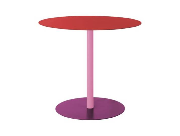 Remember Beistelltisch Rondo Berry Metall Ø 48 cm Runder Design-Tisch, Für Sofa & Sessel, Mehrfarbig, Stabiler Tellerfuß, Kompakte Größe