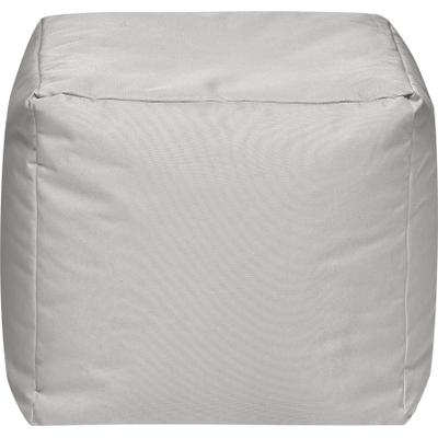 Sitzsack MAGMA HEIMTEX "Cube SCUBA", grau, B:40cm H:40cm, Bezug: 100% Polyester, Sitzsäcke, Sitzsack