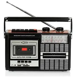 Ricatech PR85 (AM, FM), Radio, Schwarz, Braun