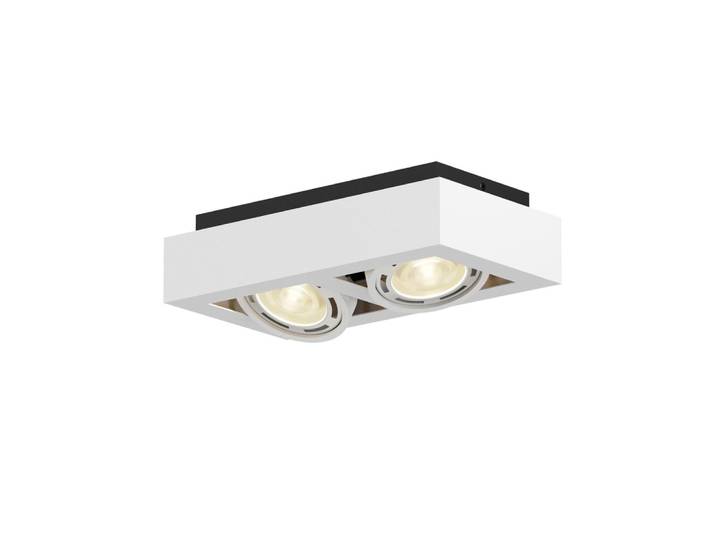 Plafonnier en aluminium blanc