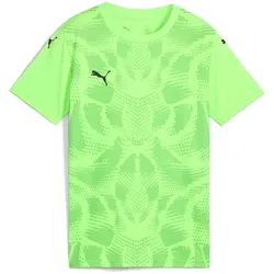 PUMA teamUltimate Trikot Kinder 20 - green glare/puma black 140