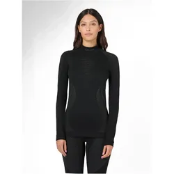 UYN Evolutyon+ langarm Rollkragen-Funktionsshirt Damen B000 - black XS