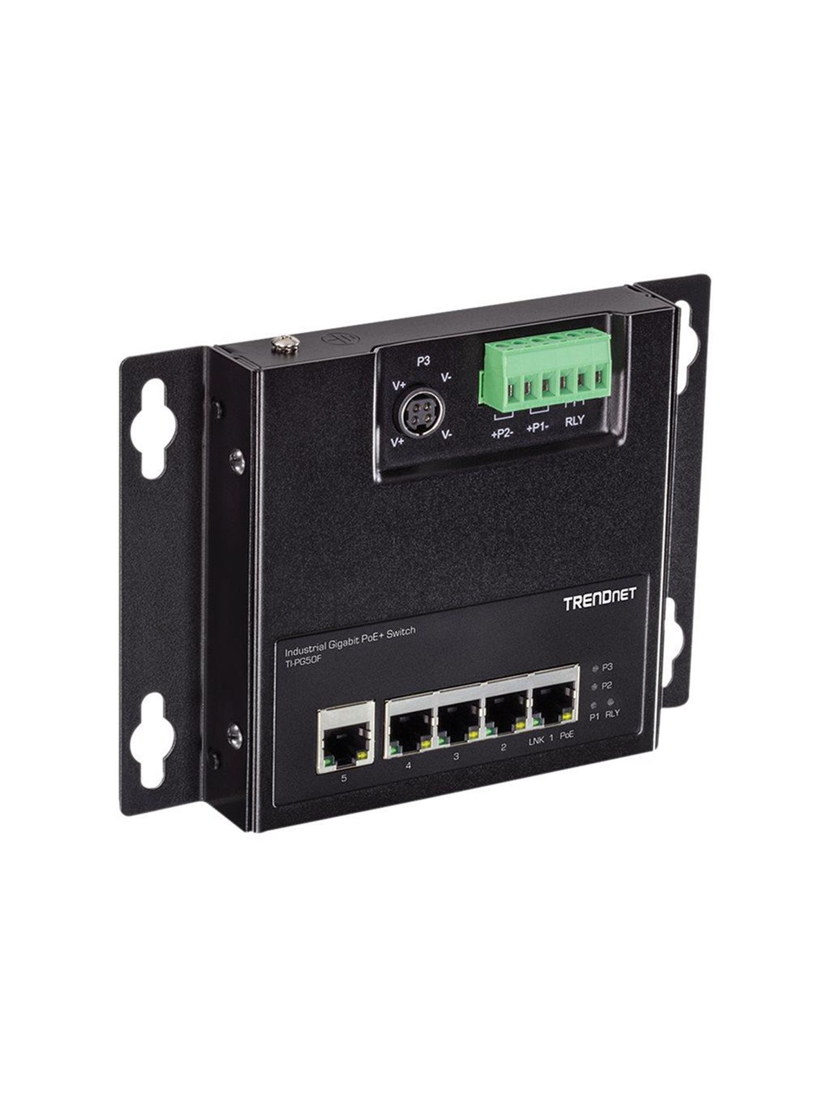 TRENDnet TI-PG50F - Industrial - switch - 5 ports - unmanaged