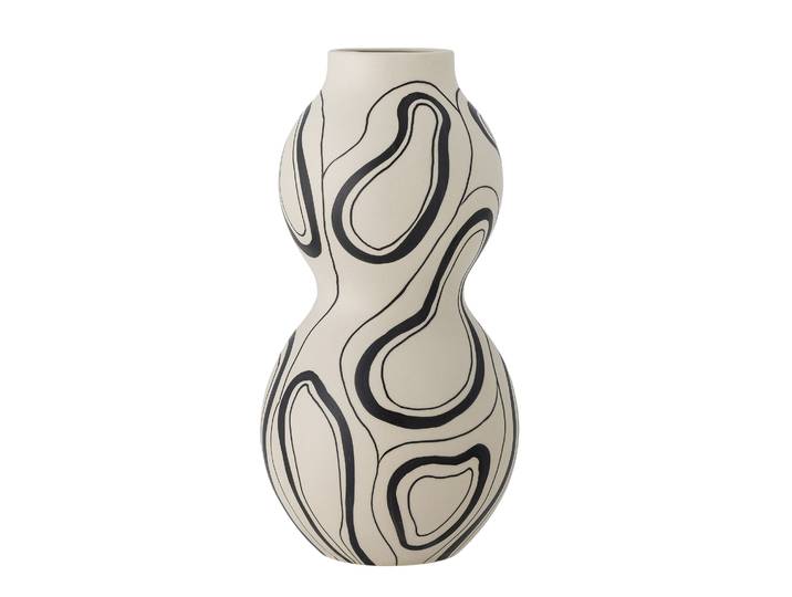 Bloomingville Vaas Nicola 34cm hoog - Zwart