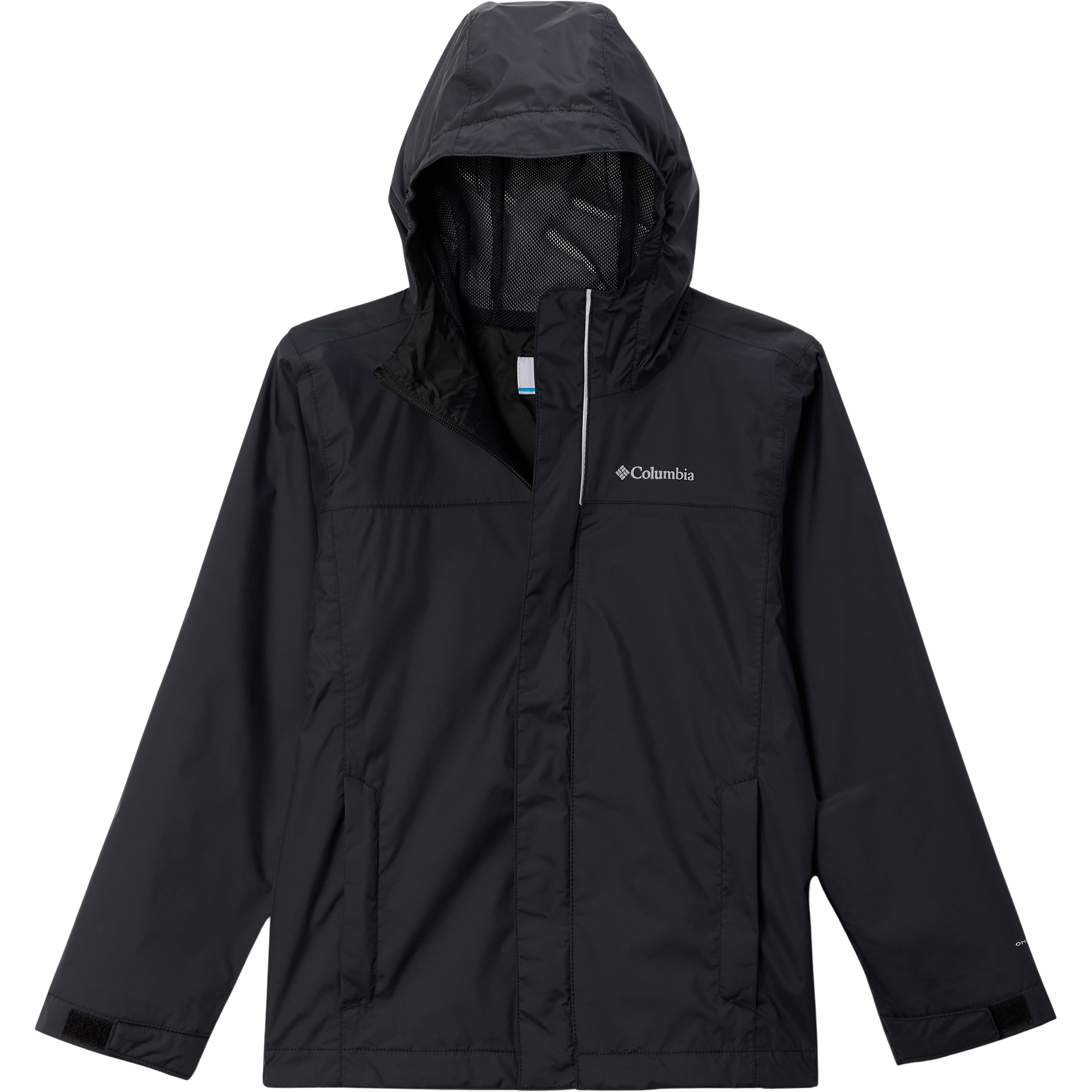 Columbia Watertight II Kinder Regenjacke schwarz Größe 120 Camping Wasserdicht