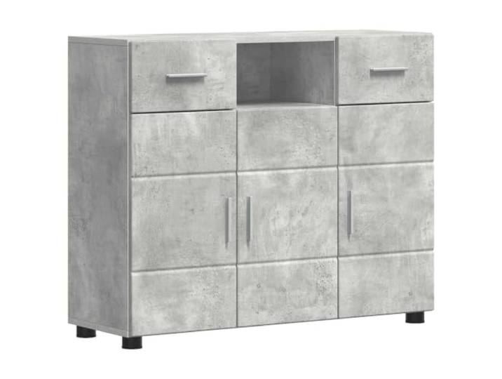 Makastle Sideboard Betongrau Holzwerkstoff 88,5x30,5x73 cm