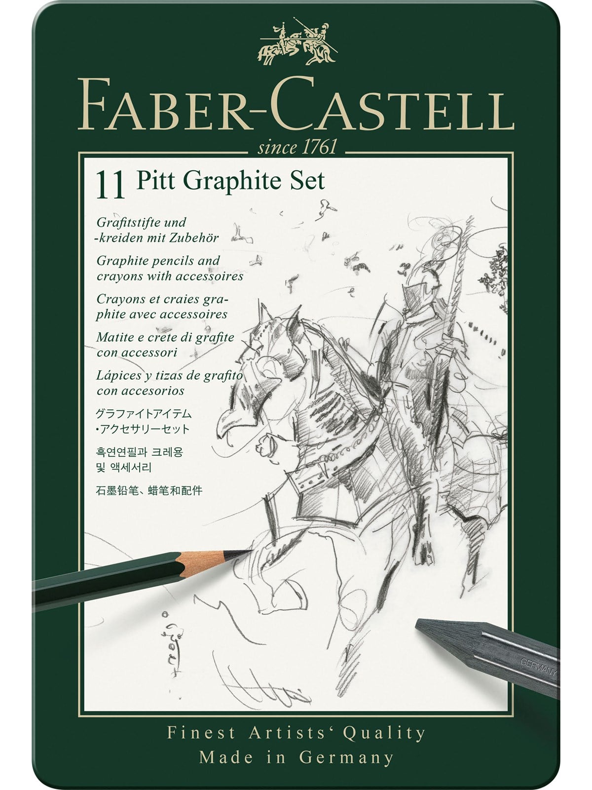 Faber-Castell Set Pitt Graphite klein Metalletui