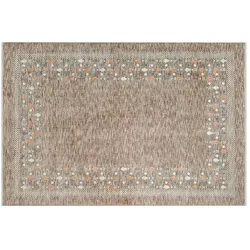 Webteppich  Valeria , beige , Synthetische Fasern , Maße (cm): B: 80