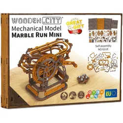 WoodenCity WOODEN CITY 3D Holzpuzzle BALL RAILWAY mini 147 Teile