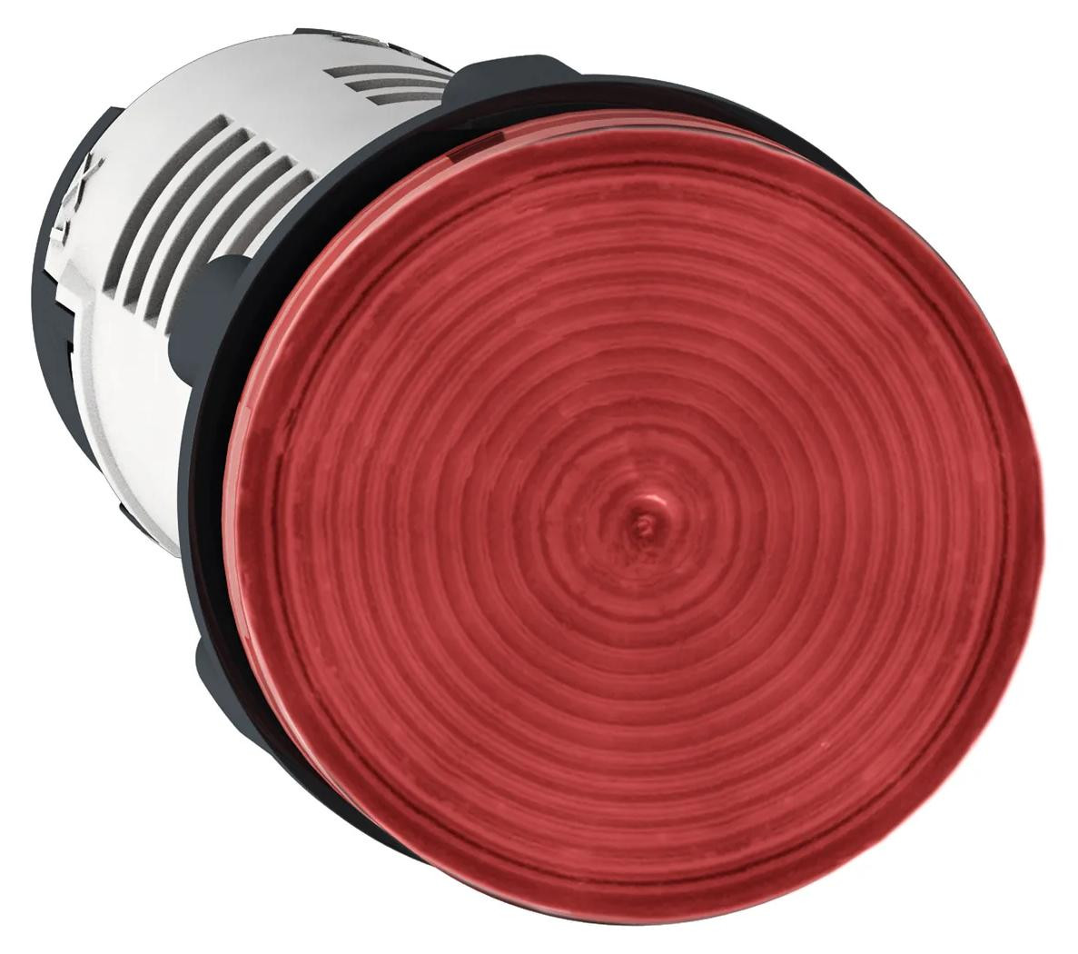 Schneider Electric XB7EV04MP XB7 lichtmelder, rond Ø 22 mm, rood, geïntegreerde LED, 230 V, schroefklemmen