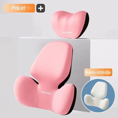 Inspire Essentials Universal Car Lumbar Support And Neck Pillow Set 4