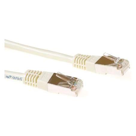 ACT Ivory 1.5 meter F/UTP CAT5E patch cable with RJ45 connectors. Cat5e f/utp ivory 1.50m (F/UTP, CAT5e, 1.50 m) (IB7251)
