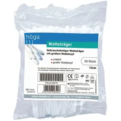 Watteträger 15 cm mit großem Wattekopf